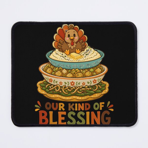 Item preview, Our Kind Of Blessing Thanksgiving Food & Family designed and sold by OliviaHayesArt.