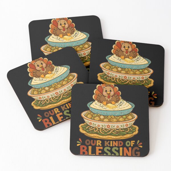 Item preview, Our Kind Of Blessing Thanksgiving Food & Family designed and sold by OliviaHayesArt.