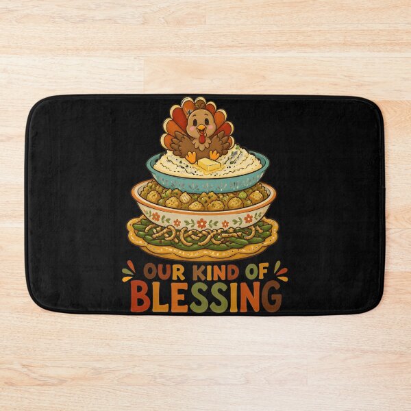 Item preview, Our Kind Of Blessing Thanksgiving Food & Family designed and sold by OliviaHayesArt.
