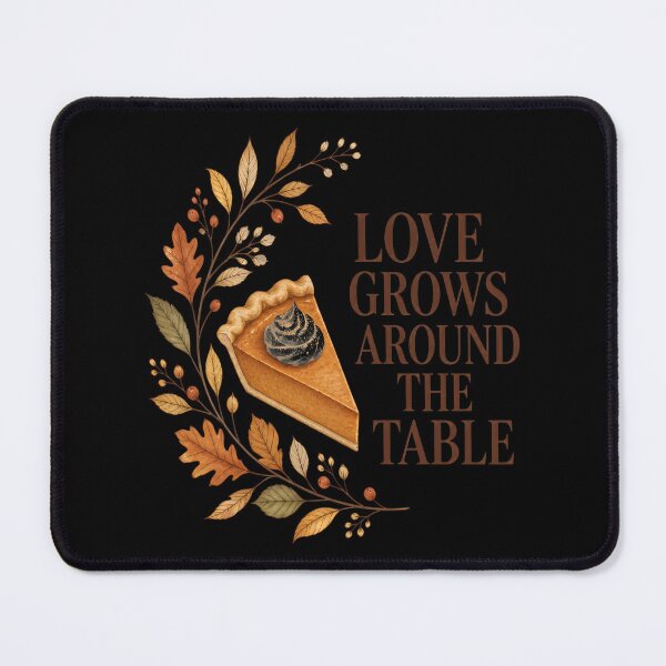 Item preview, Love Grows Around The Table Thanksgiving Family designed and sold by OliviaHayesArt.