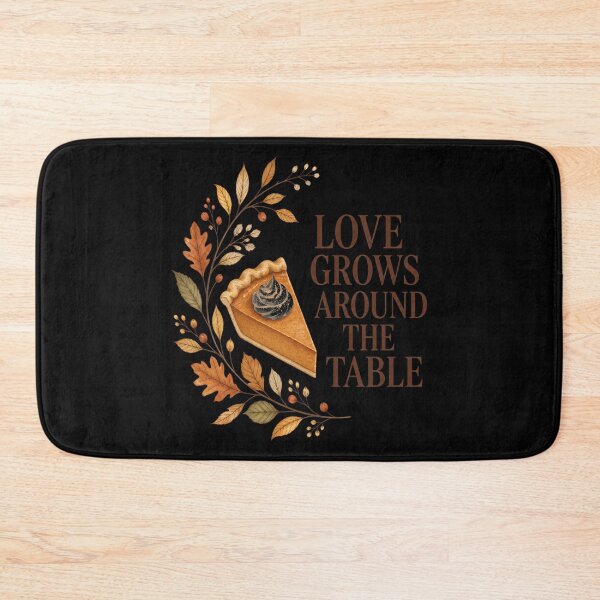 Item preview, Love Grows Around The Table Thanksgiving Family designed and sold by OliviaHayesArt.
