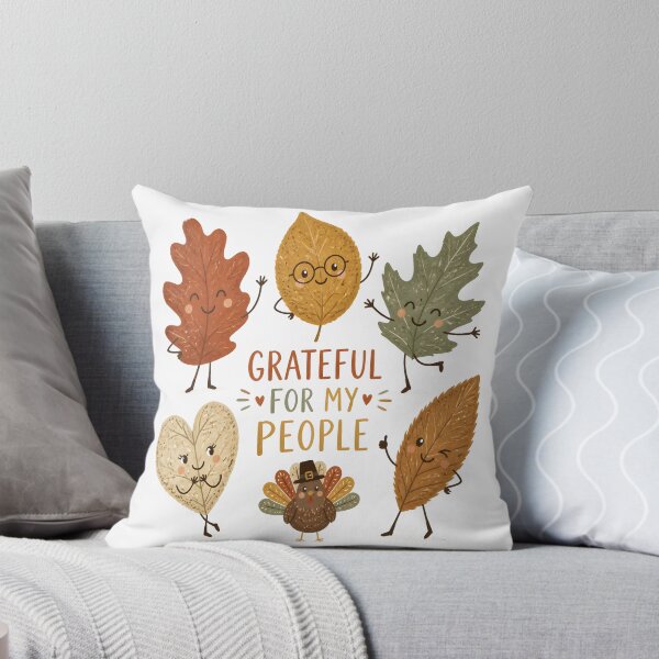 Item preview, Grateful For My People Autumn Family & Friends designed and sold by OliviaHayesArt.