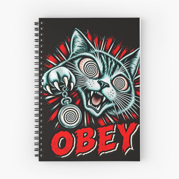 Item preview, Obey the Hypno-Cat designed and sold by Sanctum Icons.