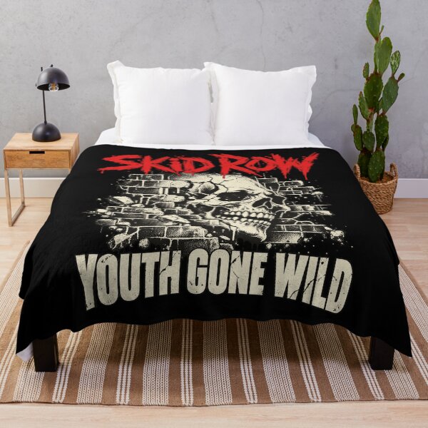 Item preview, Skid Row Youth Gone Wild Skull Rock Band Art designed and sold by VioletNance.