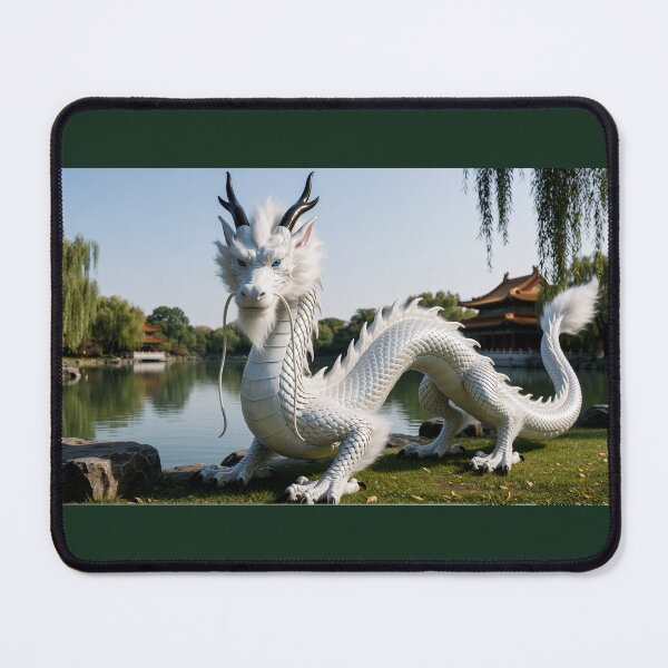 Item preview, White Chinese Water Dragon designed and sold by WizardsCove.