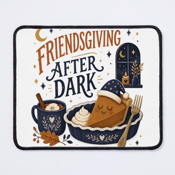 Item preview, Friendsgiving After Dark Cozy Late Night Party designed and sold by OliviaHayesArt.