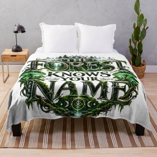Item preview, the forest knows your name, mystical forest, enchanted forest, forest magic, witchy aesthetic designed and sold by TrueArtVibes.