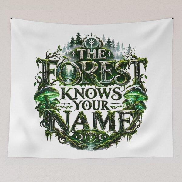 Item preview, the forest knows your name, mystical forest, enchanted forest, forest magic, witchy aesthetic designed and sold by TrueArtVibes.