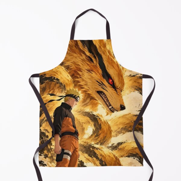 Item preview, Naruto | Golden Nine Tailed Fox Spirit and Orange Ninja Warrior Fantasy Anime Art designed and sold by Dyan4.