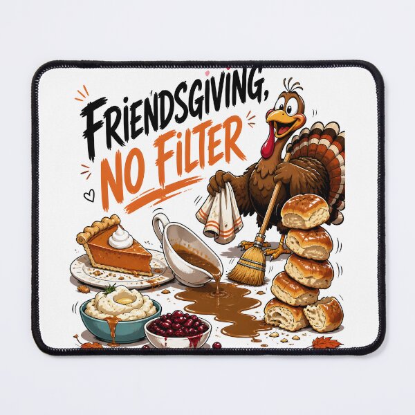 Item preview, Friendsgiving No Filter Funny Friends Squad designed and sold by OliviaHayesArt.
