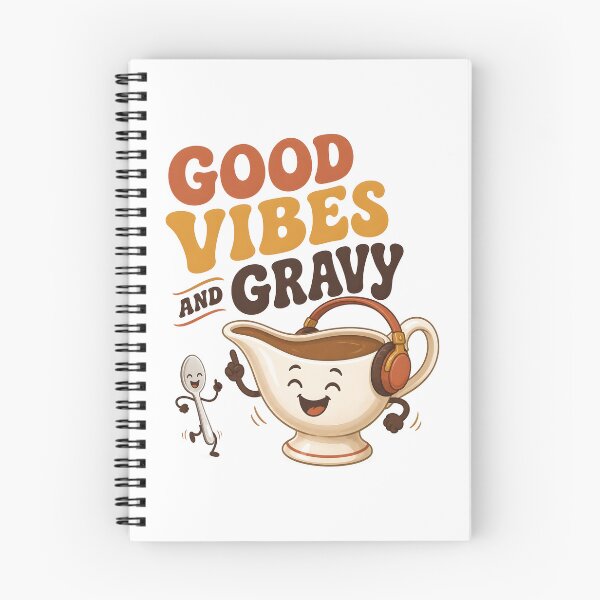 Item preview, Good Vibes And Gravy Funny Thanksgiving Foodie designed and sold by OliviaHayesArt.