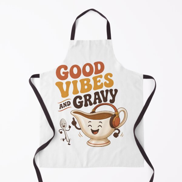 Item preview, Good Vibes And Gravy Funny Thanksgiving Foodie designed and sold by OliviaHayesArt.