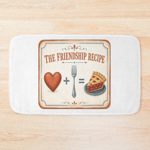 Item preview, The Friendship Recipe Heartfelt Friendsgiving designed and sold by OliviaHayesArt.