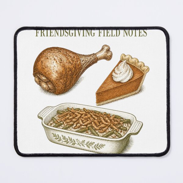 Item preview, Friendsgiving Field Notes Thanksgiving Foodie designed and sold by OliviaHayesArt.