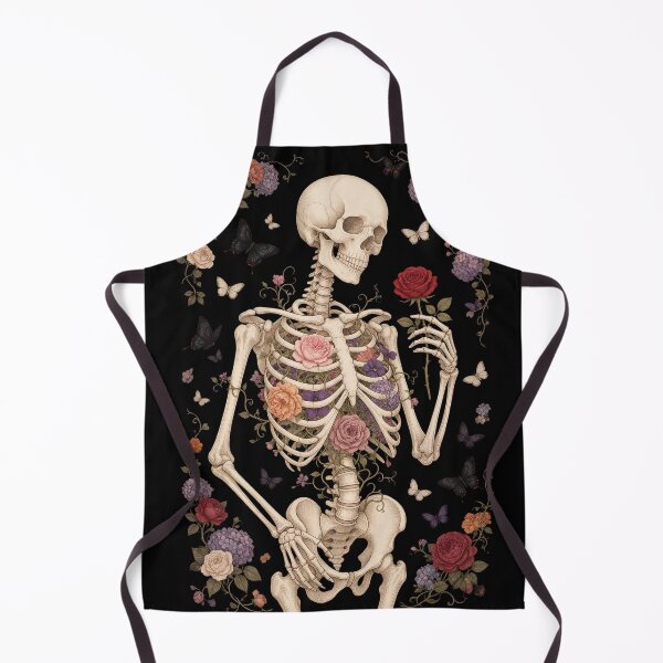 Item preview, Vintage Floral Skeleton Rose Botanical Dark Academia designed and sold by CF_VintageDesign.