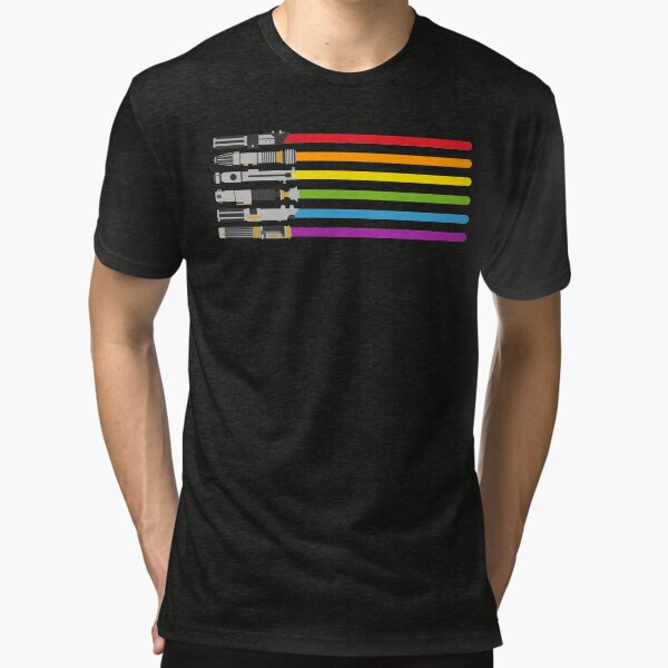 Light saber color 222 Tri-blend T-Shirt