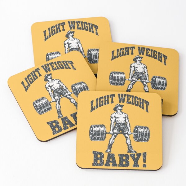 Item preview, Light Weight Baby Funny Aussie Gym Slogan designed and sold by Yellowriversss.