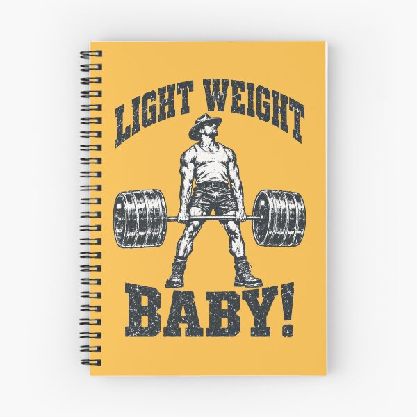 Item preview, Light Weight Baby Funny Aussie Gym Slogan designed and sold by Yellowriversss.