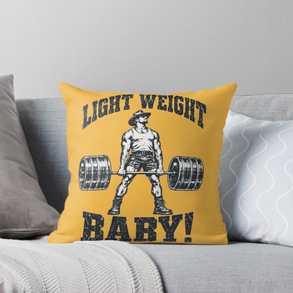 Item preview, Light Weight Baby Funny Aussie Gym Slogan designed and sold by Yellowriversss.