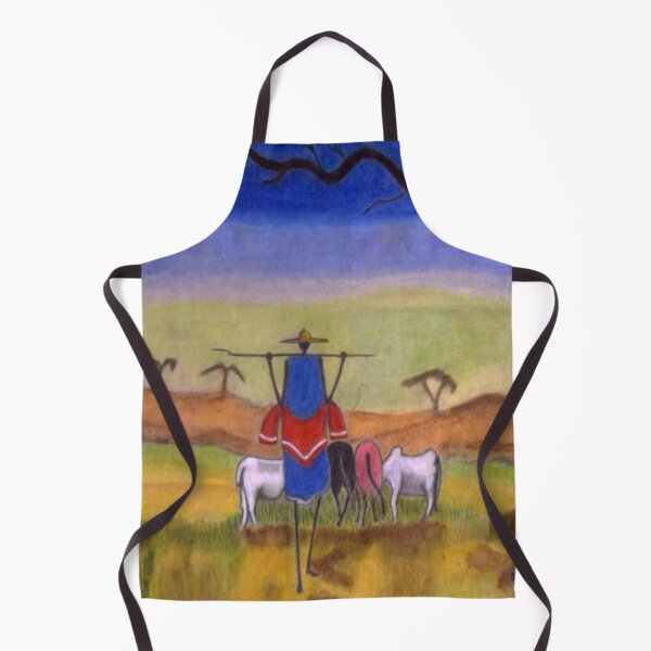 Item preview, African Herdsman in Nature designed and sold by BlessDuniArtworks.