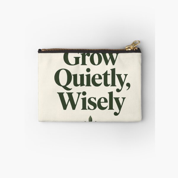 Item preview, Grow Quietly Wisely | Money Mindset Print designed and sold by Zaramodo.