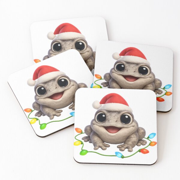 Artikelvorschau, Fröhliches Weihnachtsfest mit dem grauen Laubfrosch entworfen und verkauft von Sillytoe.