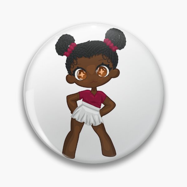Item preview, Cute Chibi Girl, Black hair, Black Girl, Cute designed and sold by BambinoBunnyyy.