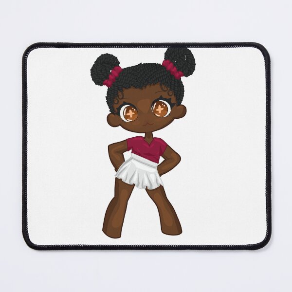 Item preview, Cute Chibi Girl, Black hair, Black Girl, Cute designed and sold by BambinoBunnyyy.