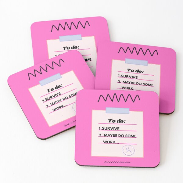 Item preview, To Do List Survive Funny Sarcastic Corporate Office Humor Quote designed and sold by DontCareClub.