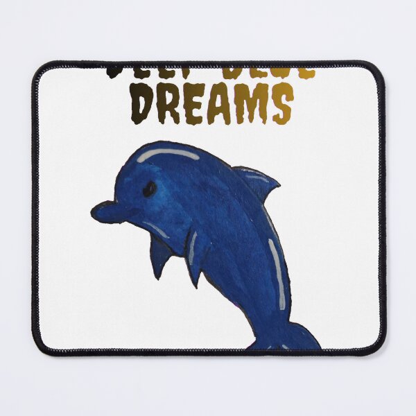 Artikelvorschau, Deep Blue Dreams – Niedlicher blauer Delfin, handbemalt entworfen und verkauft von ChanCreation.