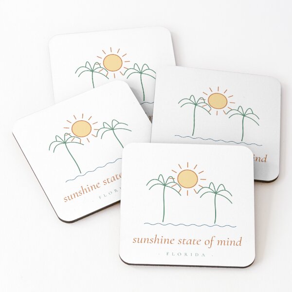 Item preview, Sunshine State of Mind Florida Palms | Aesthetic Design designed and sold by Playful Paper Club.