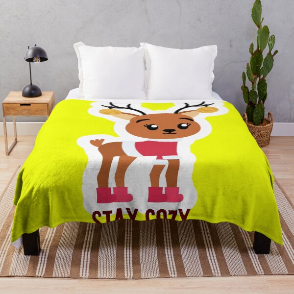 Item preview, Cute Reindeer Stay Cozy Winter - Christmas Holiday Gift designed and sold by stormk10.