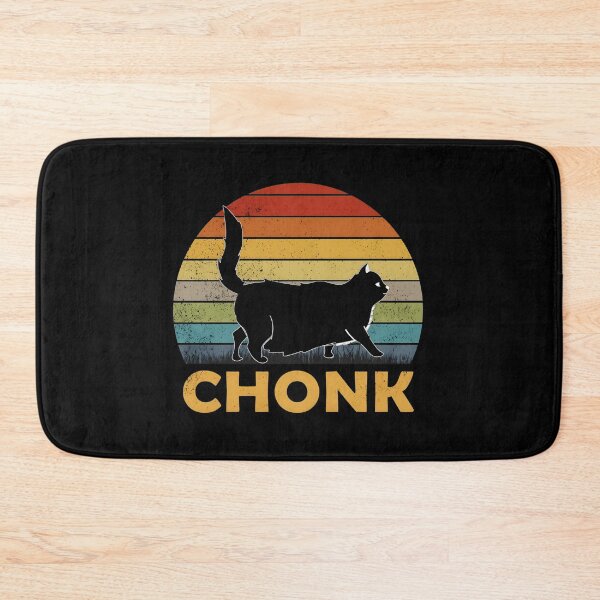 Item preview, Chonk Cat Retro Sunset Funny Pet Graphic designed and sold by Dmo3HarkoArt.