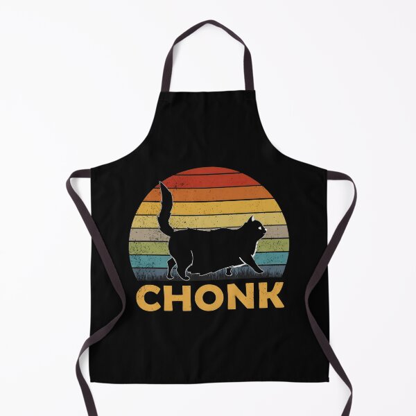 Aperçu de l'œuvre Chonk Cat Retro Sunset Funny Pet Graphic créée et vendue par Dmo3HarkoArt.