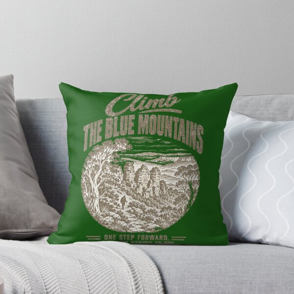 Item preview, Climb Blue Mountains Three Sisters Vintage Hiking Souvenir designed and sold by Yellowriversss.