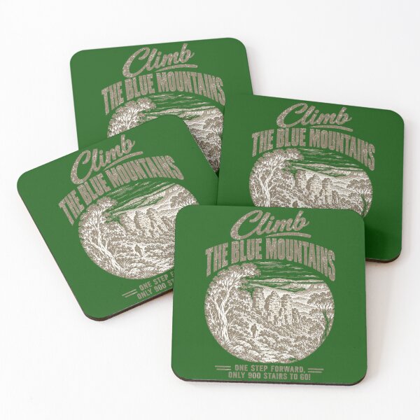 Item preview, Climb Blue Mountains Three Sisters Vintage Hiking Souvenir designed and sold by Yellowriversss.
