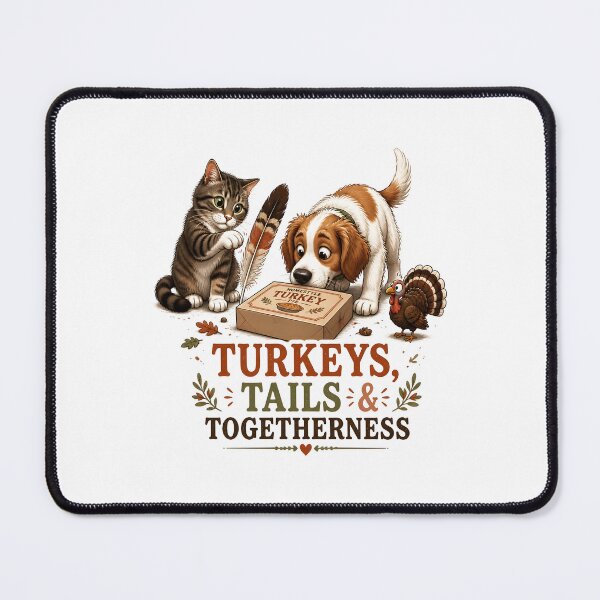 Item preview, Turkeys Tails & Togetherness Cute Pet Lover designed and sold by KristenosNehk.
