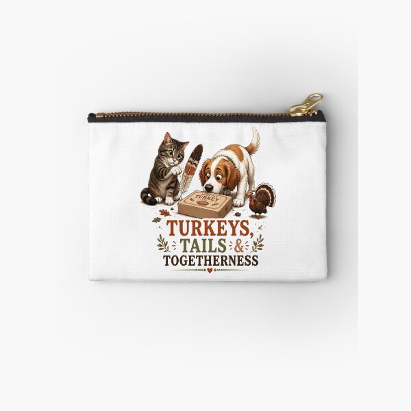Item preview, Turkeys Tails & Togetherness Cute Pet Lover designed and sold by KristenosNehk.