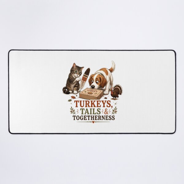 Item preview, Turkeys Tails & Togetherness Cute Pet Lover designed and sold by KristenosNehk.