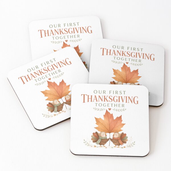 Item preview, Our First Thanksgiving Together Couples Autumn designed and sold by KristenosNehk.