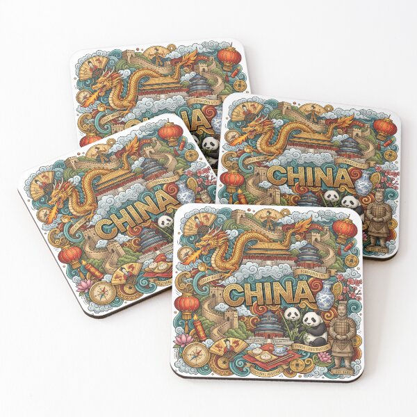 Item preview, China Cultural Doodle Zentangle Heritage Art designed and sold by LoliDesignShop.