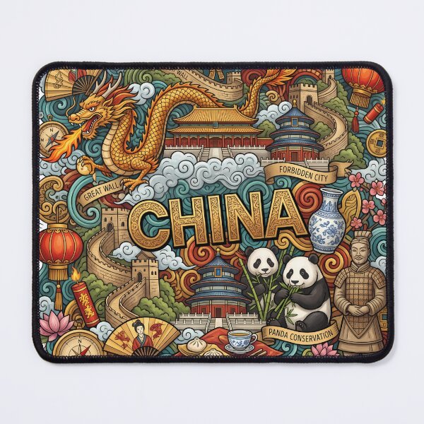 Item preview, China Cultural Doodle Zentangle Heritage Art designed and sold by LoliDesignShop.