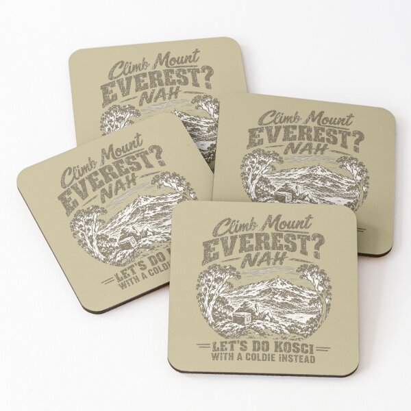 Item preview, Climb Everest Nah Kosci Coldie Funny Slogan designed and sold by Yellowriversss.