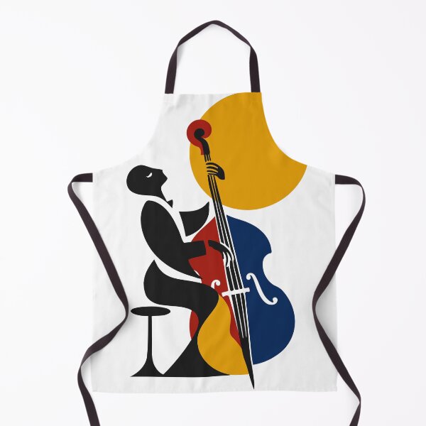 Item preview, Jazz Double Bass Art Print, Abstract Bass Player Print, Mid Century Modern Music Art, Bauhaus Jazz Decor, Upright Bass Musician Gift designed and sold by Studio pod Burom.