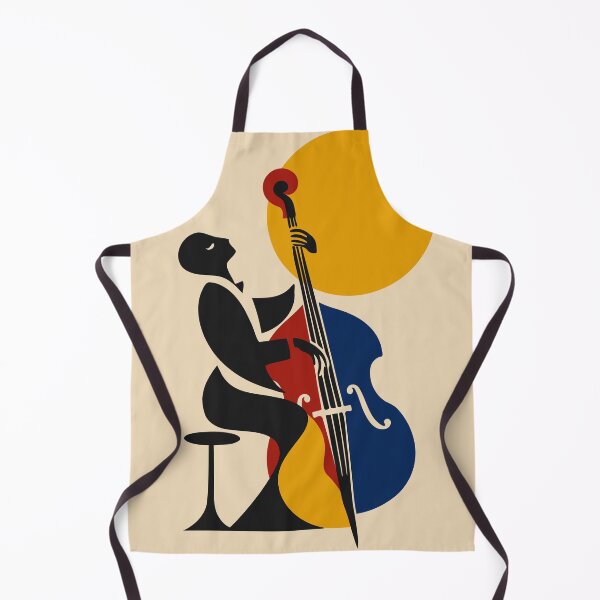 Item preview, Jazz Double Bass Art Print, Abstract Bass Player Print, Mid Century Modern Music Art, Bauhaus Jazz Decor, Upright Bass Musician Gift designed and sold by Studio pod Burom.