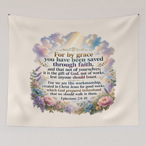 Item preview, Ephesians 2:8-10 designed and sold by DitasGabs.
