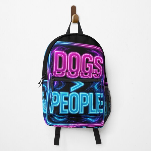 Item preview, Dogs Over People Neon Sign Funny Dog Lover Art designed and sold by ExploreAura Studio.