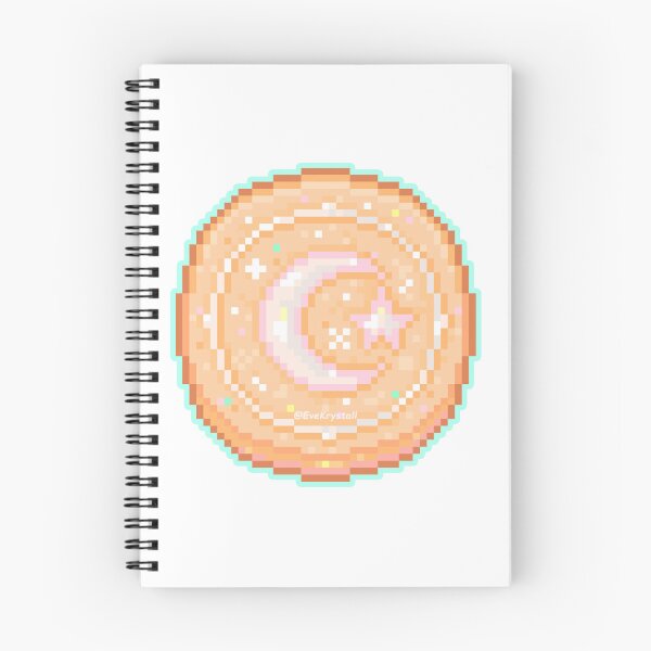 Item preview, Crescent Moon Pearl-Icing Cookie Sticker (Pixel_Art) designed and sold by EveKrystall.