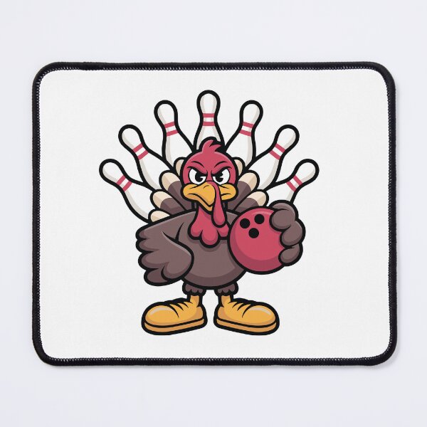 Item preview, Funny Thanksgiving Turkey Bowling Player Sports Design designed and sold by limanol.