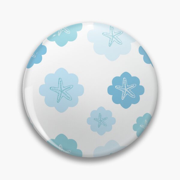 Item preview, Shell collection sea stars in blue designed and sold by Quiet Waters Design.